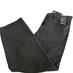 Levi's baggy dad jeans NEW black 27x30 barrel leg